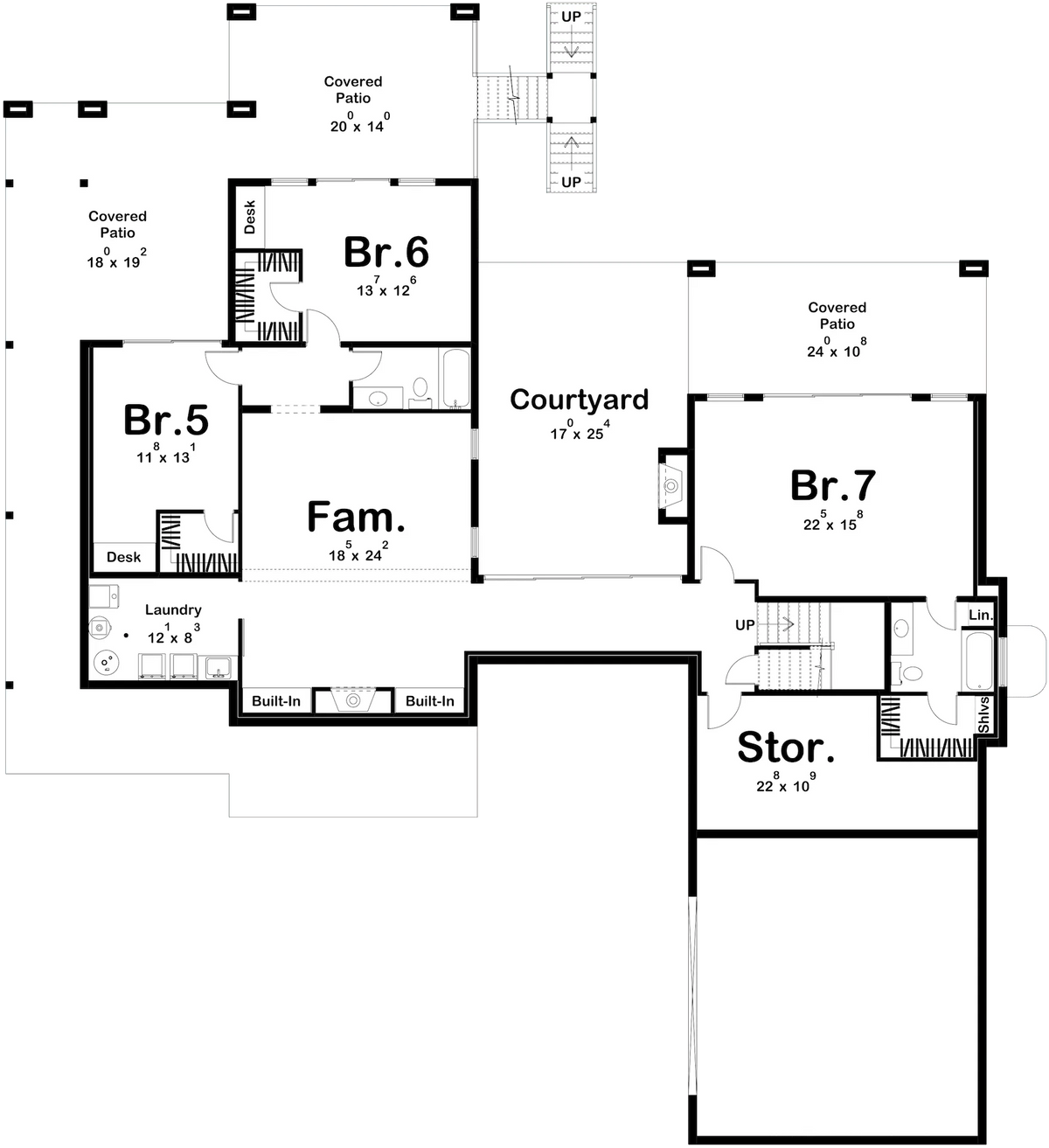 Sadie House Plan - Archival Designs House Plans, floor plan