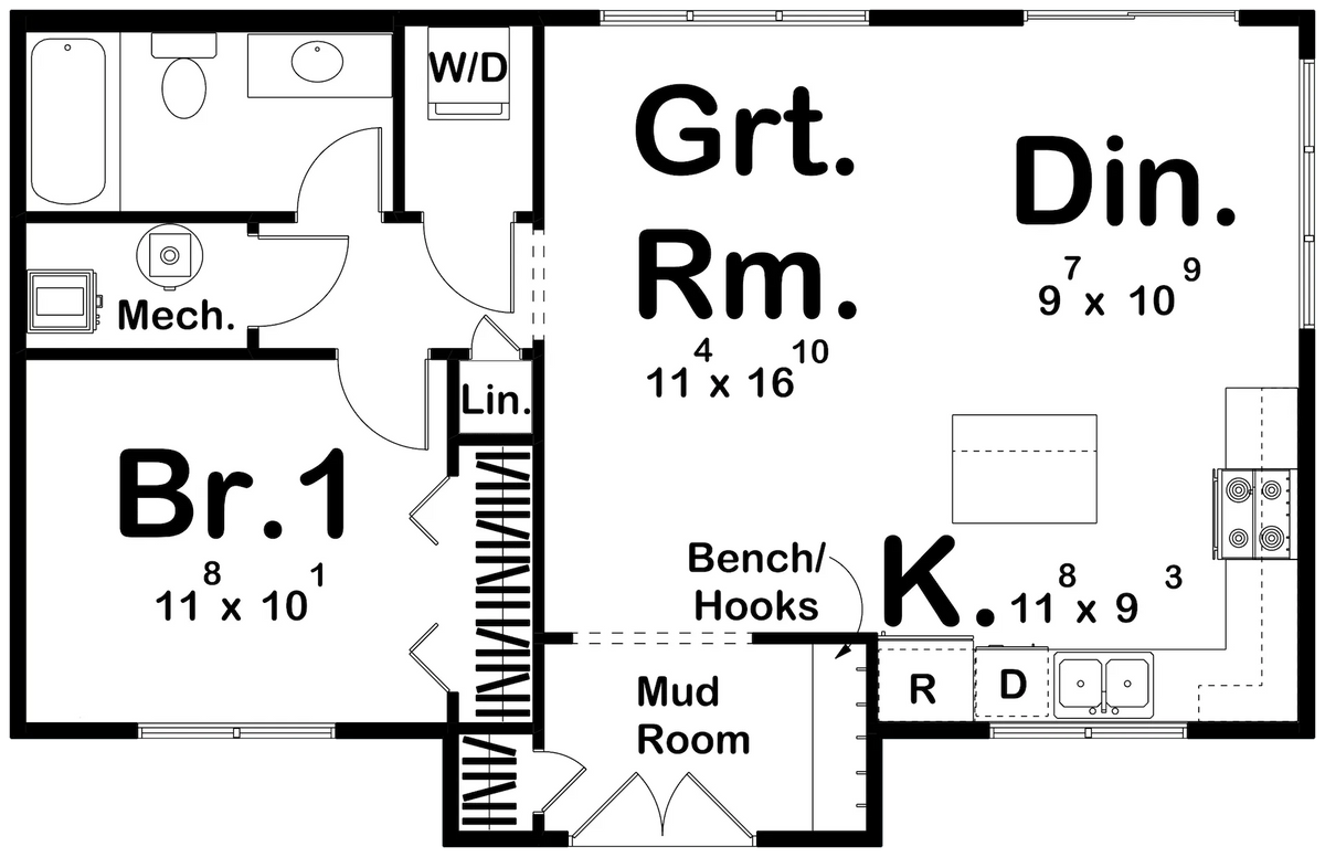 San Fernando House Plan - Archival Designs House Plans, floor plan