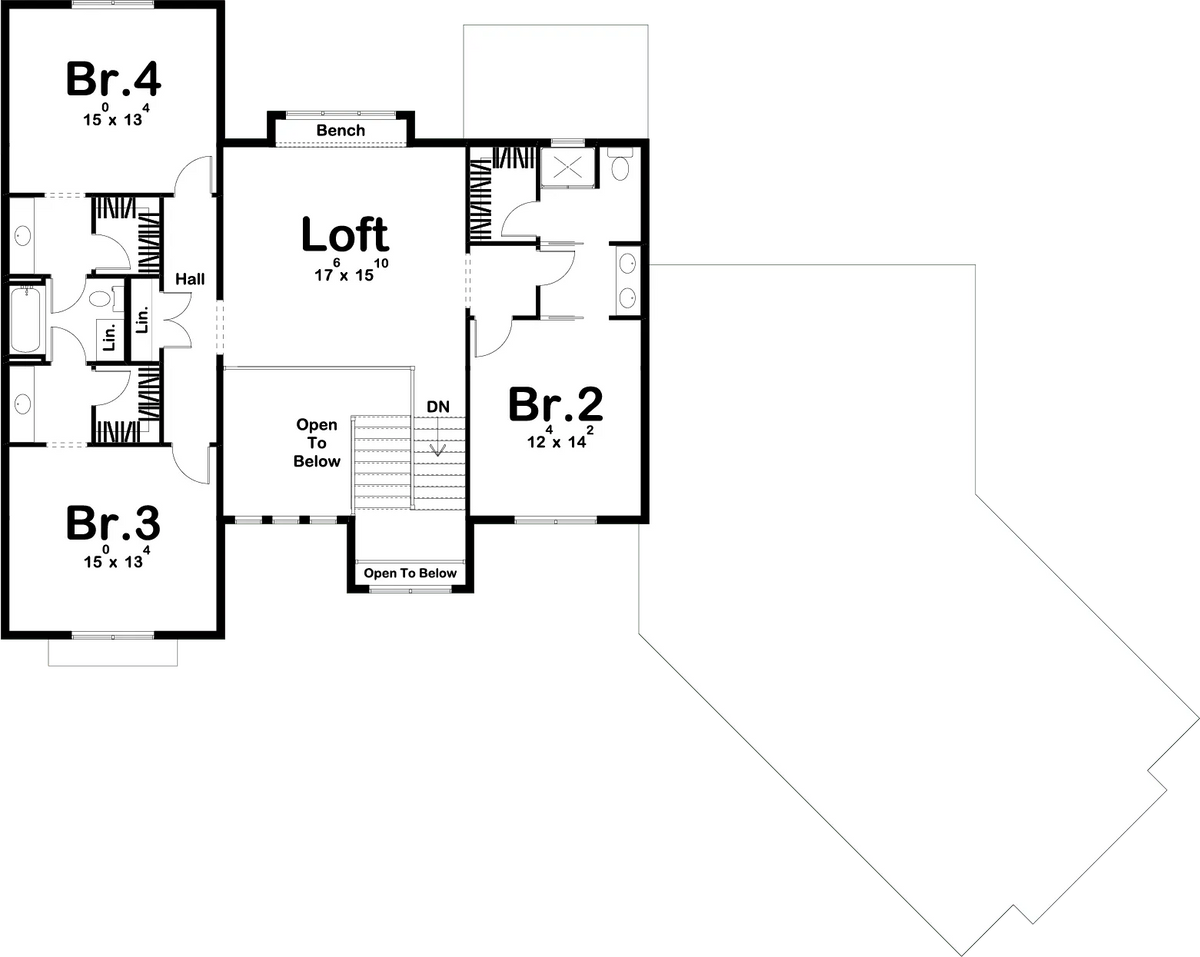 Savannah Falls House Plan - Archival Designs House Plans, floor plan