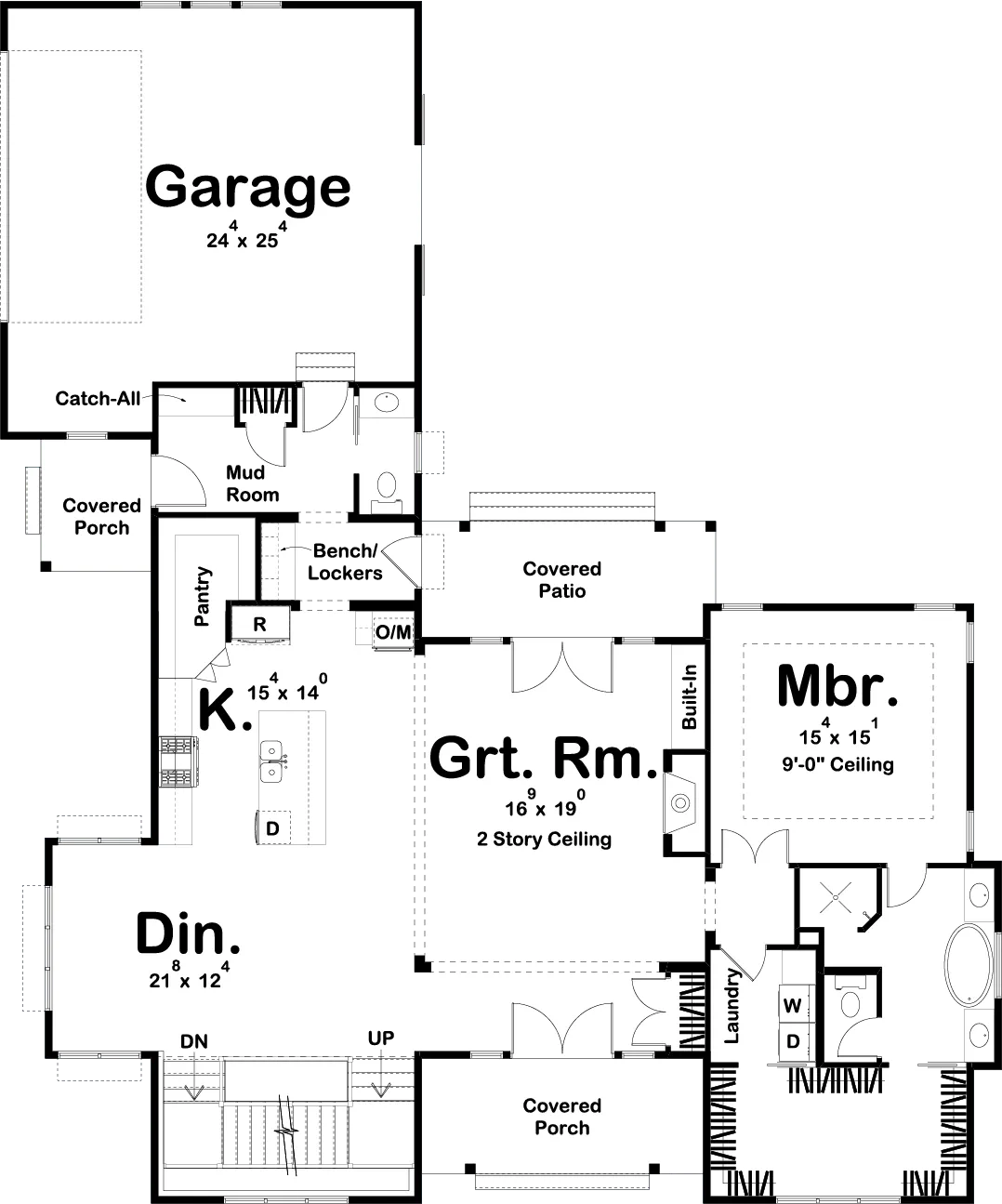 Savannah House Plan - Archival Designs House Plans, floor plan