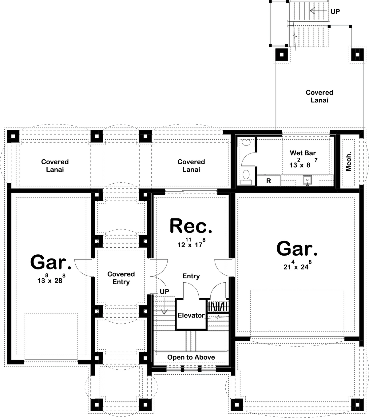 Siesta Key House Plan - Archival Designs House Plans, floor plan