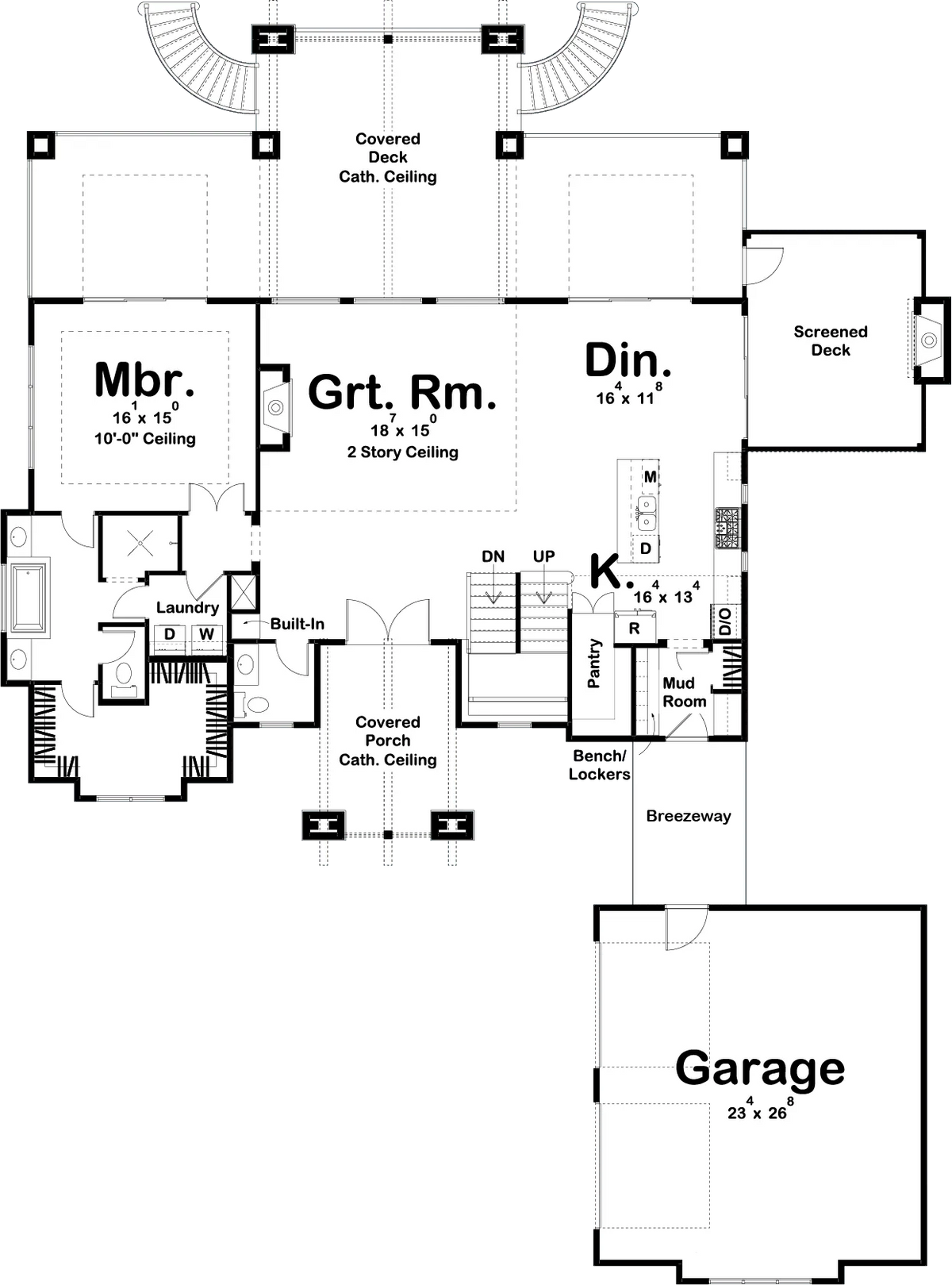 Smith Lake House Plan - Archival Designs House Plans, floor plan