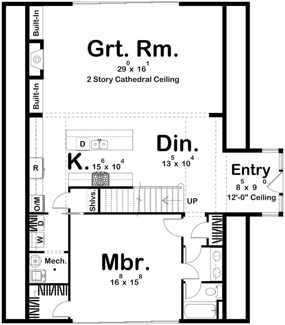 Spearfish House Plan - Archival Designs House Plans