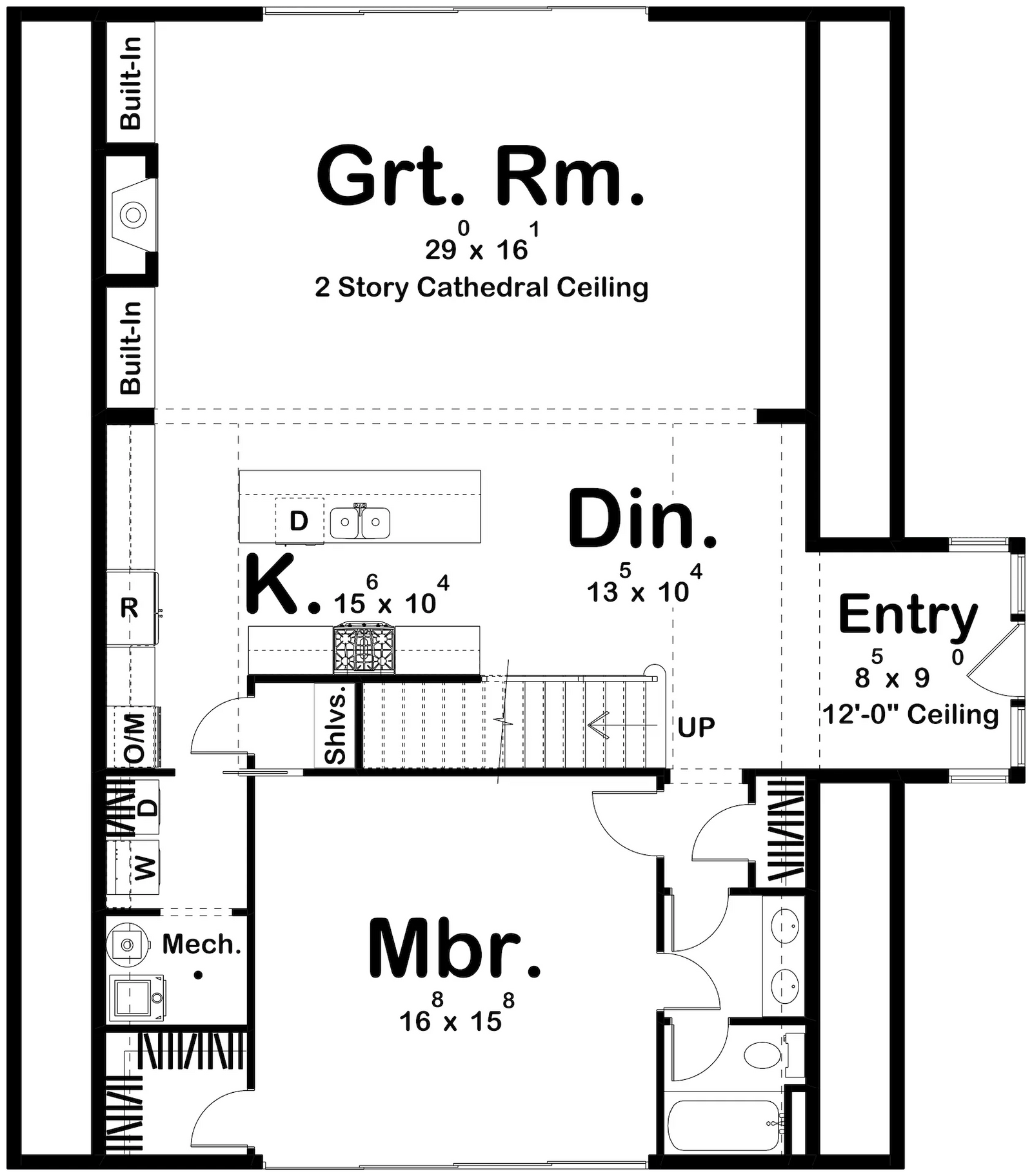 Spearfish House Plan - Archival Designs House Plans