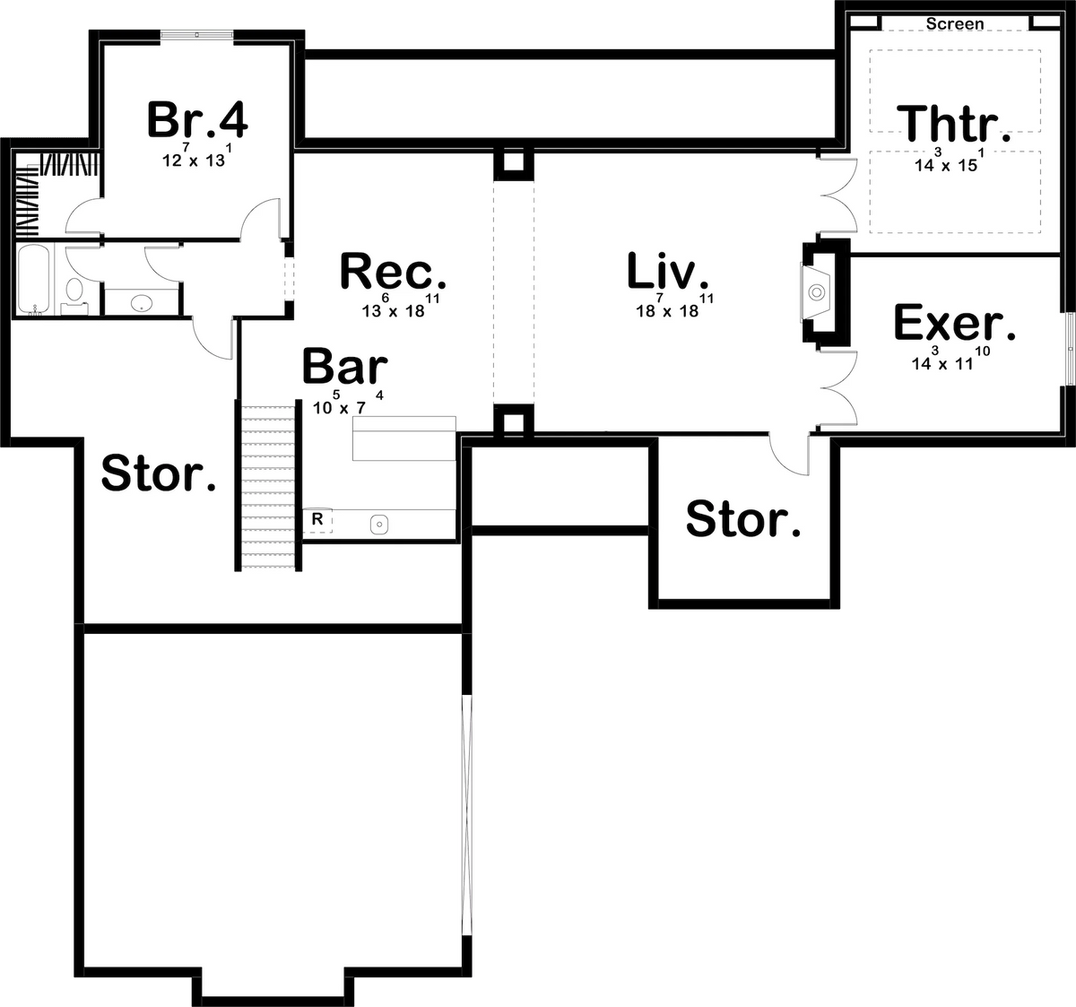 Statesboro House Plan - Archival Designs House Plans, floor plan