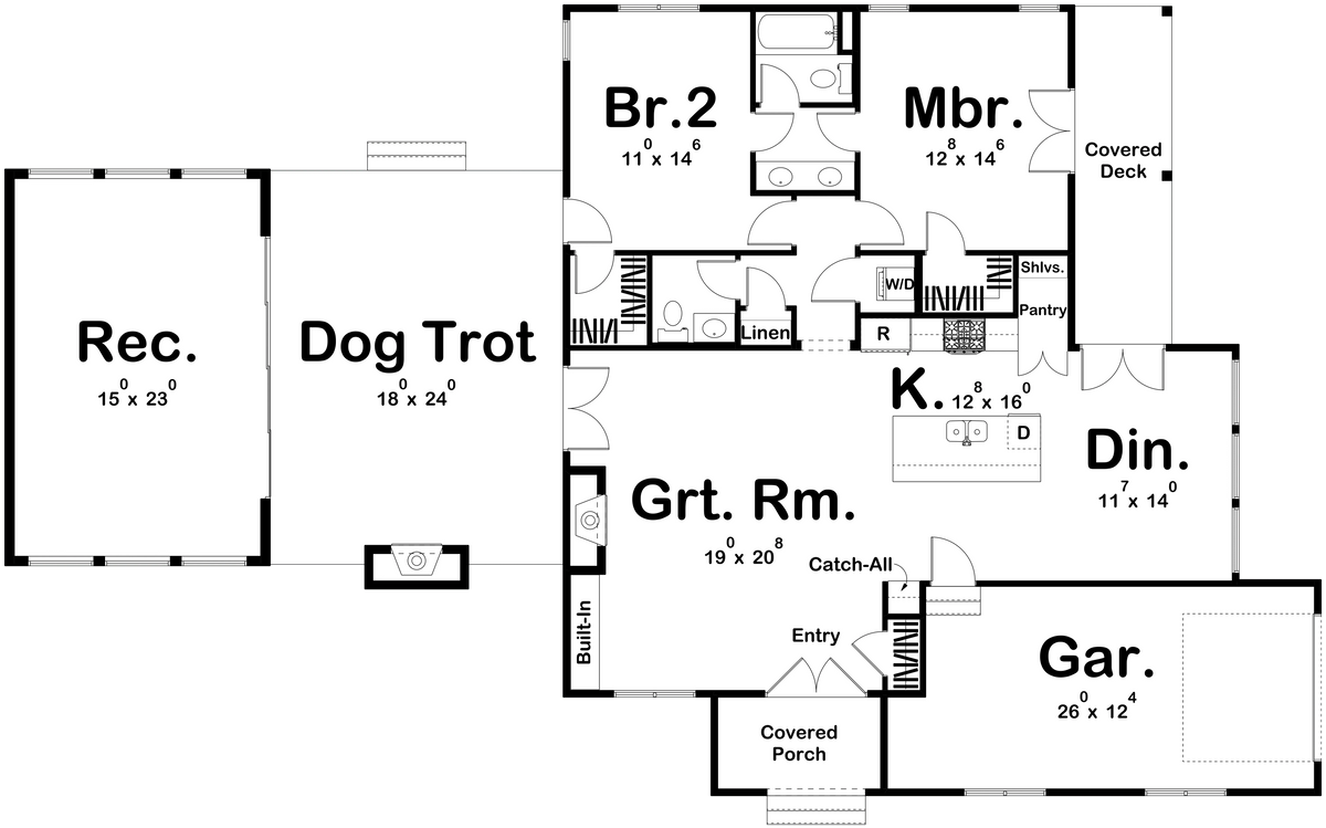 Stoney Hill House Plan - Archival Designs House Plans, floor design