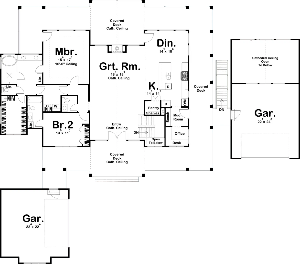 Valley View House Plan - Archival Designs House Plans