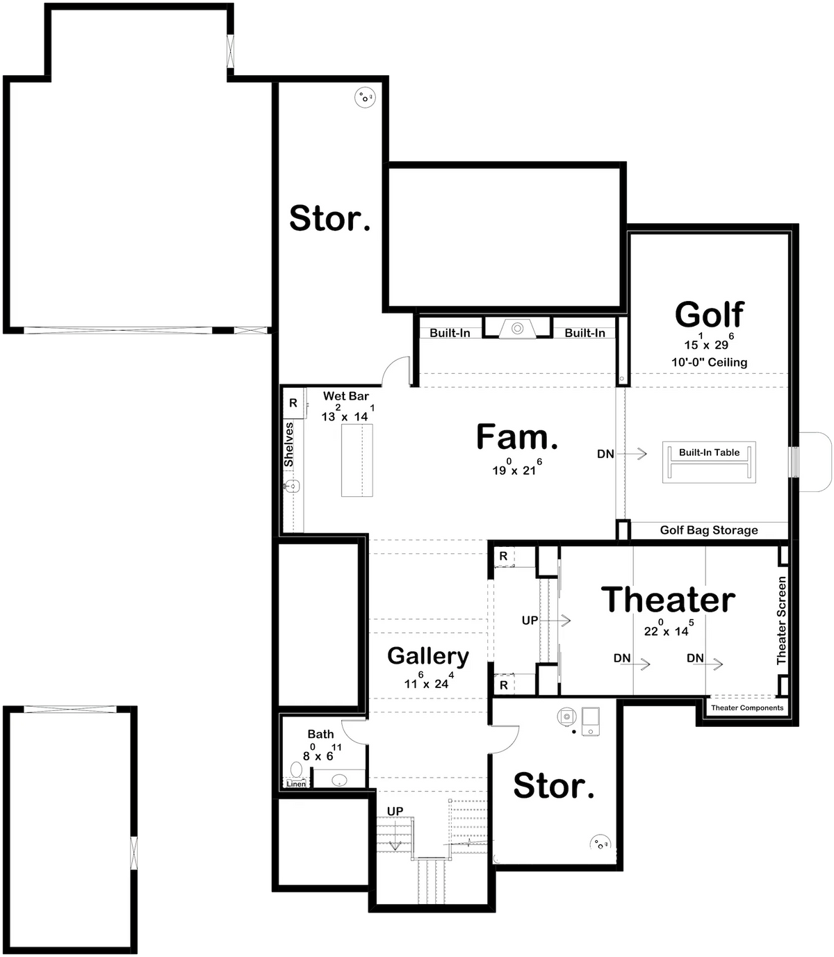 Vaughan House Plan - Archival Designs House Plans, floor plan