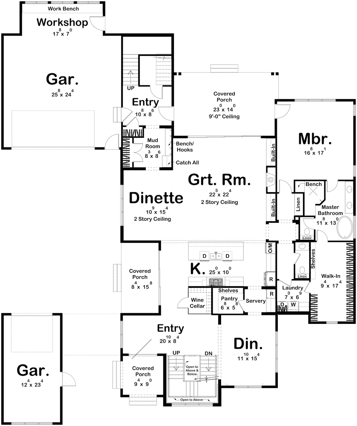 Vaughan House Plan - Archival Designs House Plans, floor plan