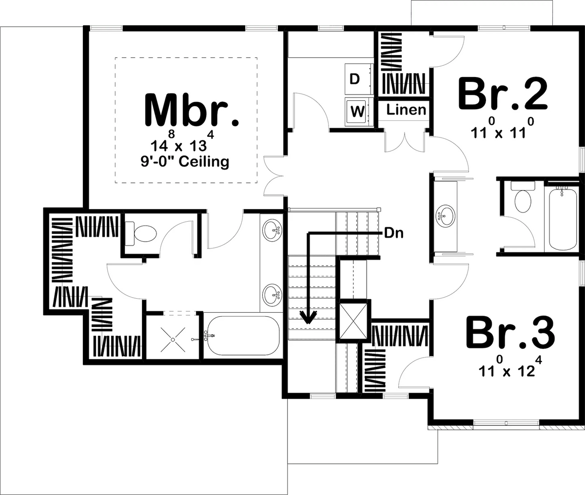 Walnut Grove House Plan - Archival Designs House Plans, floor plan