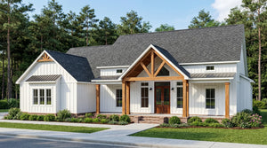 C7576-A Modern Farmhouse, 4 Bedrooms, 3 Bathrooms | Fawn Valley House Exterior-4