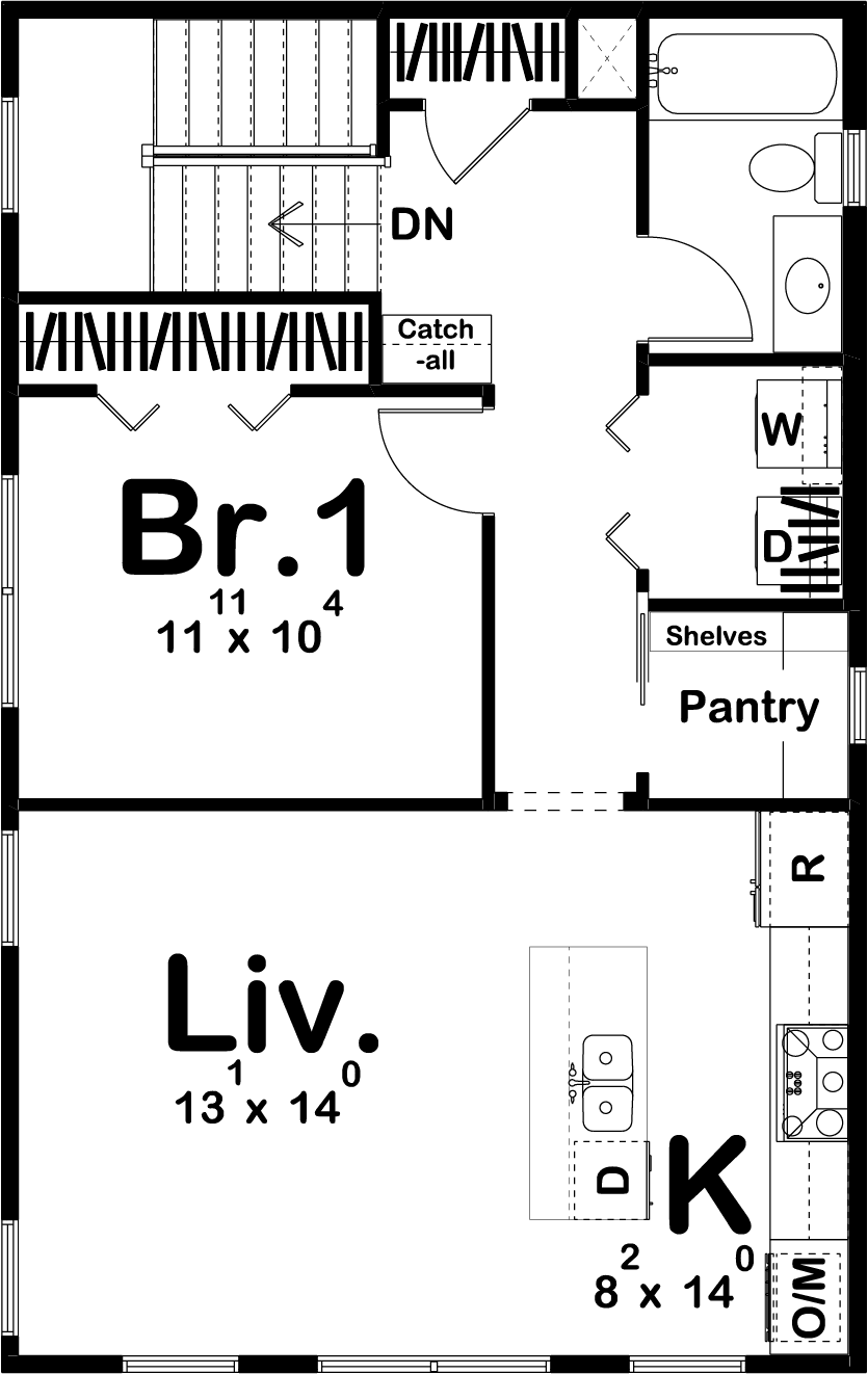 Willow Point House Plan - Archival Designs House Plans