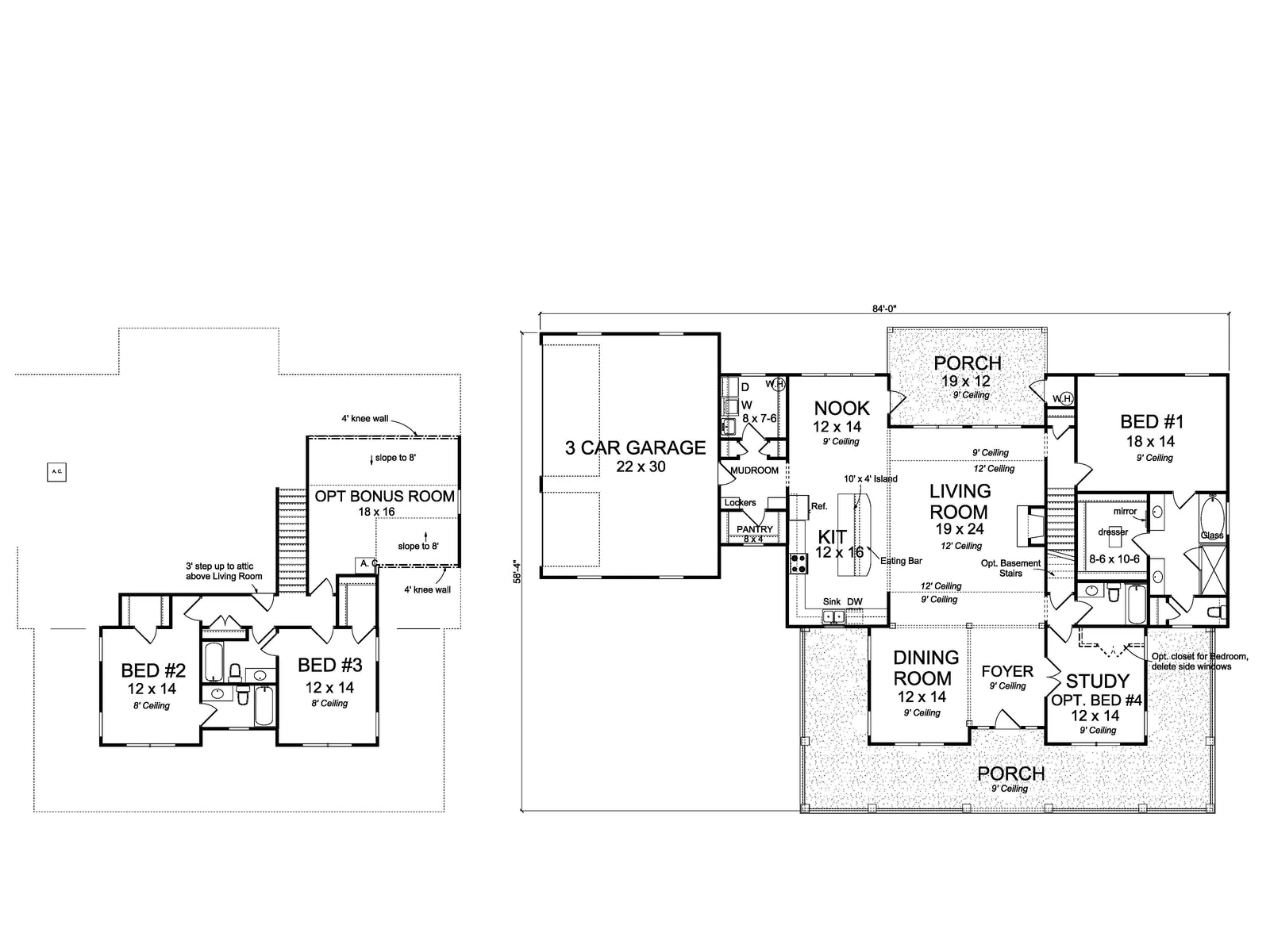 Cedar Creek House Plan - Archival Designs House Plans