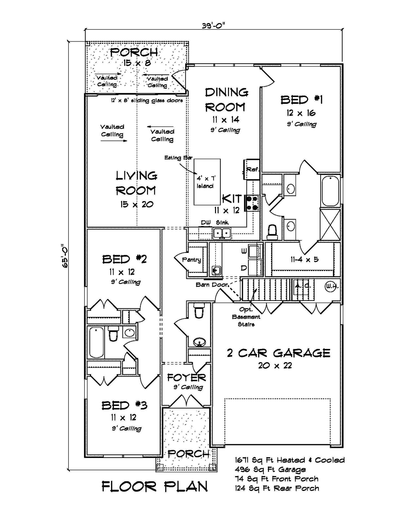 Meadowview House Plan - Archival Designs House Plans