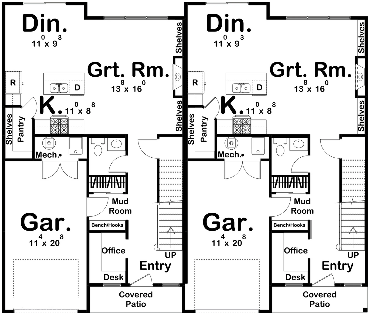 Wood Valley House Plan - Archival Designs House Plans, floor plan