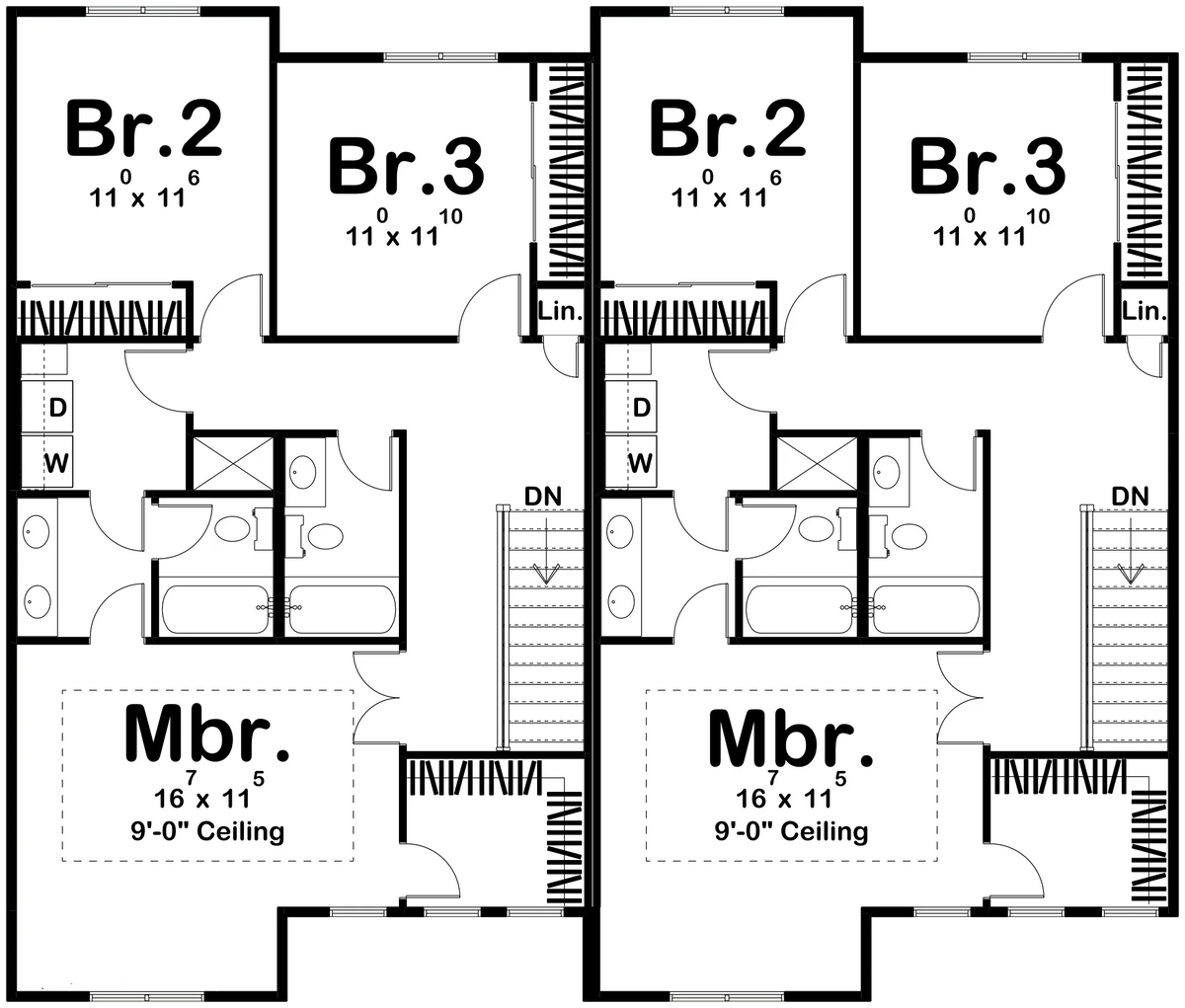 Wood Valley House Plan - Archival Designs House Plans, floor plan