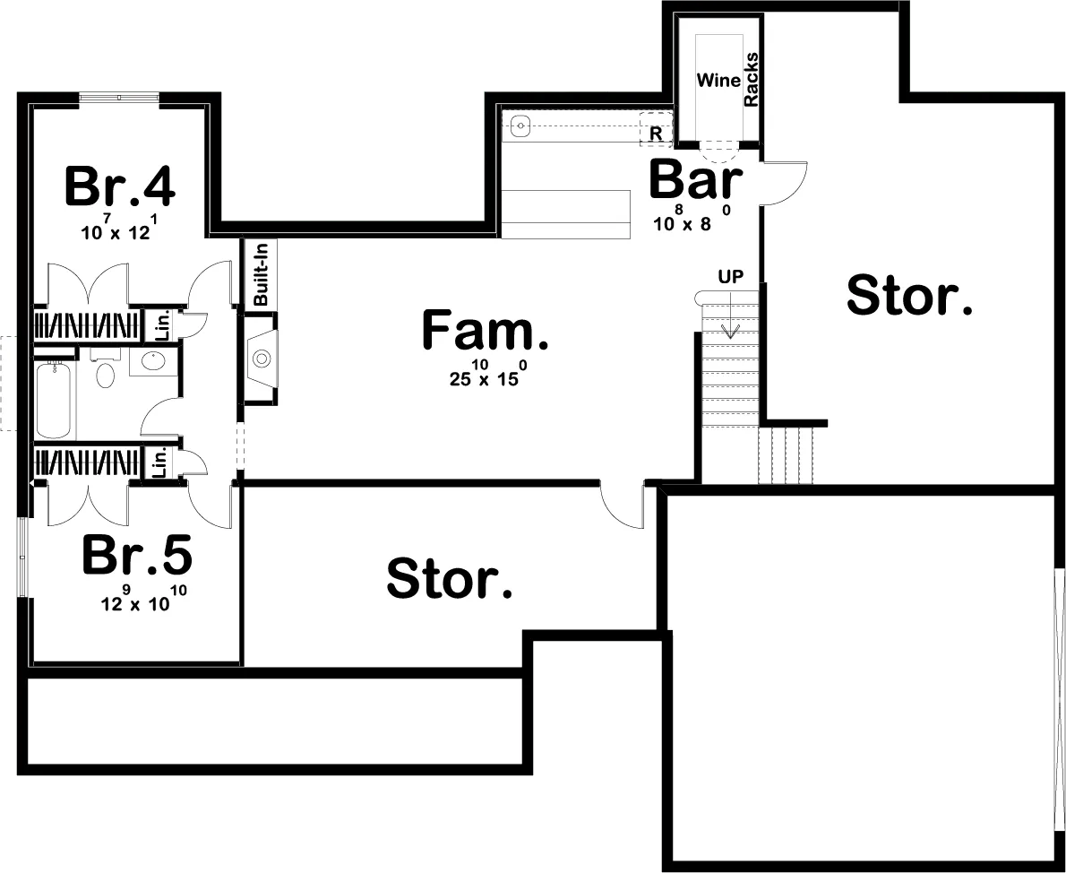 Woodcliff House Plan - Archival Designs House Plans, floor plan