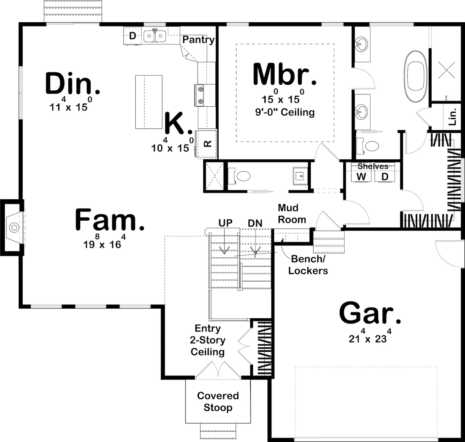 Woodward House Plan - Archival Designs House Plans