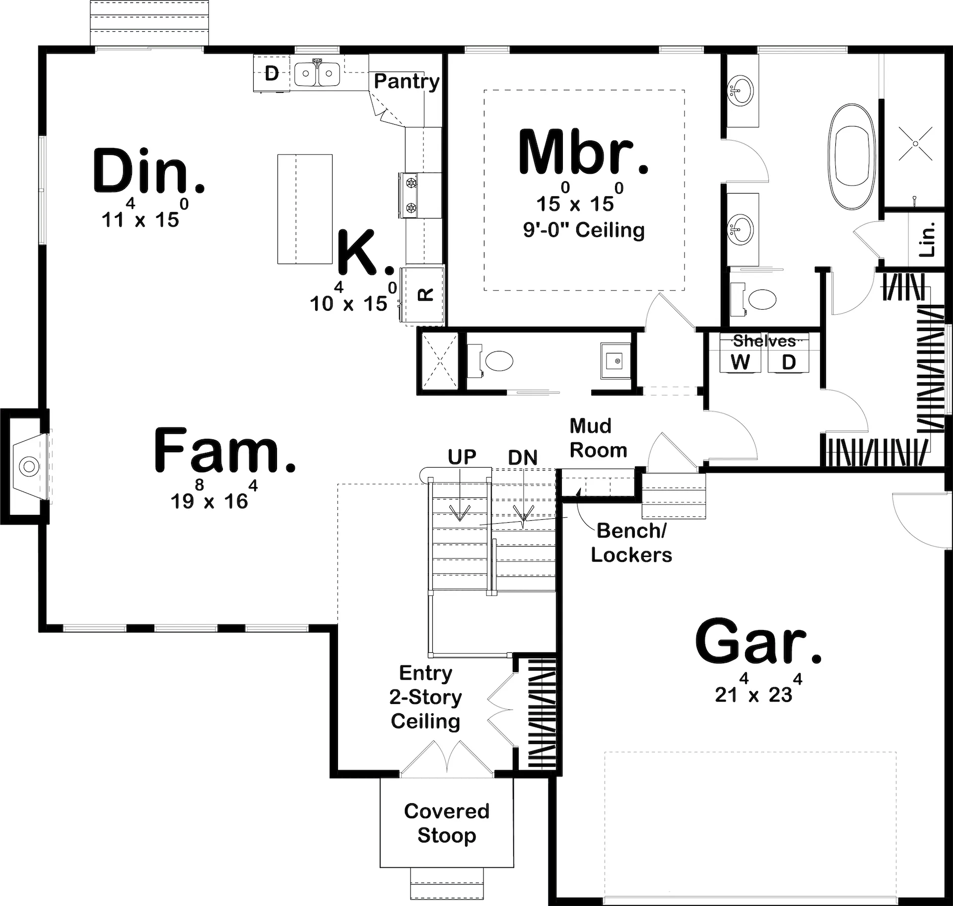 Woodward House Plan - Archival Designs House Plans