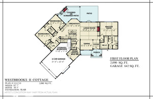 Westbrooks II Cottage   floor plan