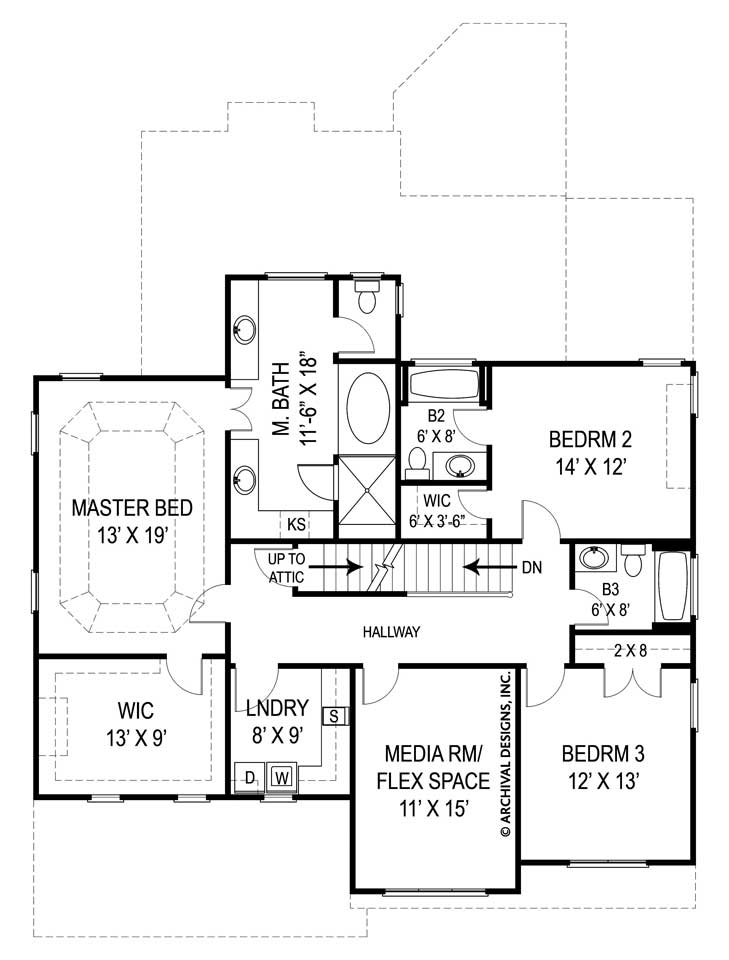 Hollybrook Floor Plan-Second Floor
