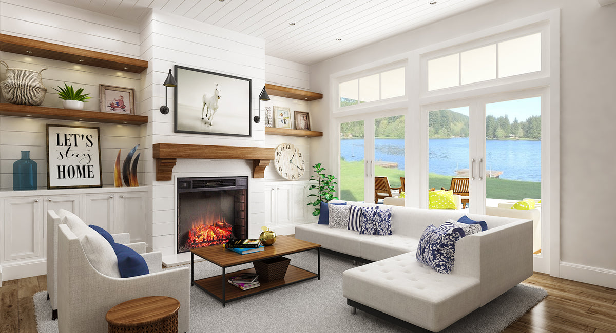 Acorn Trail House Plan-Living Room