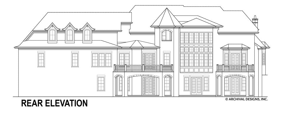 Adelin House Plan Elevation Rear