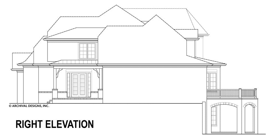 Adelin House Plan Elevation Right
