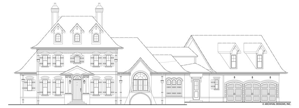 Amara House Plan - Front Elevation