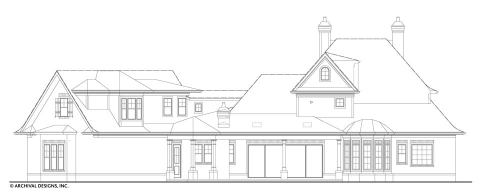 Amara House Plan - Rear Elevation