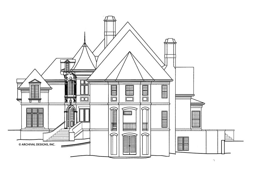 Amboise House Plan - Elevation Right