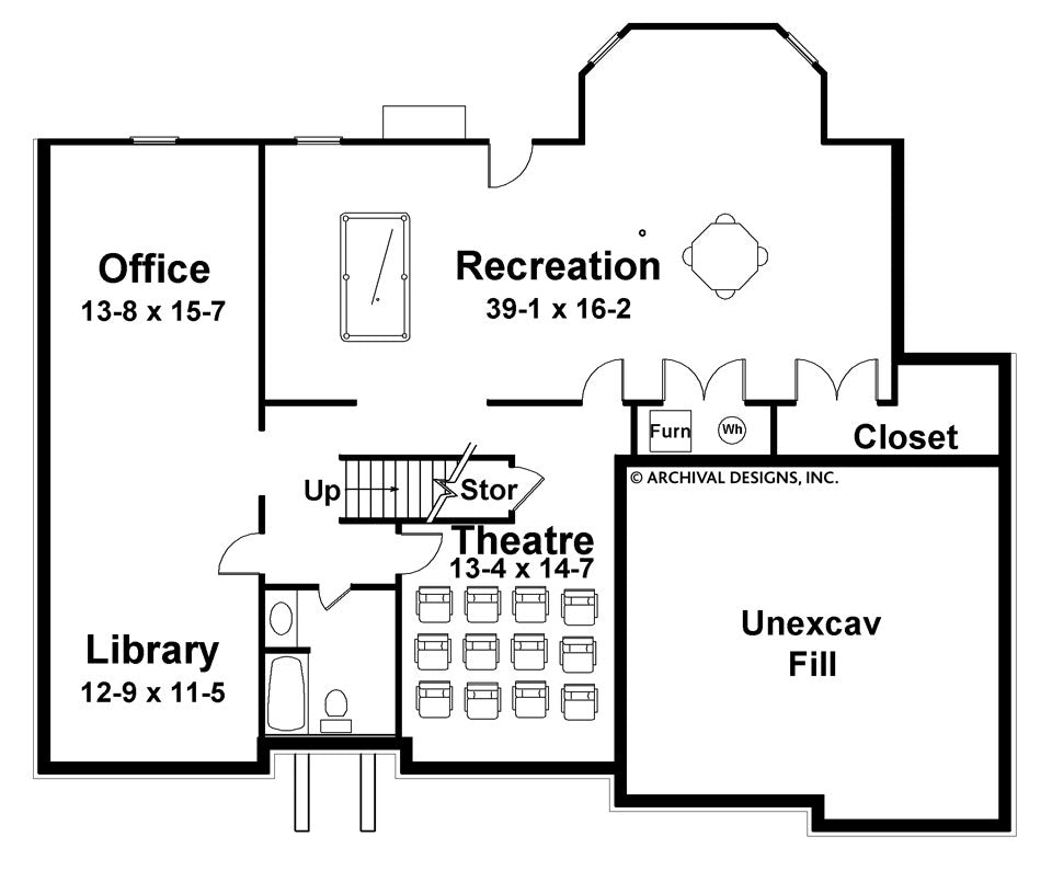 Arlington Basement Floor Plan