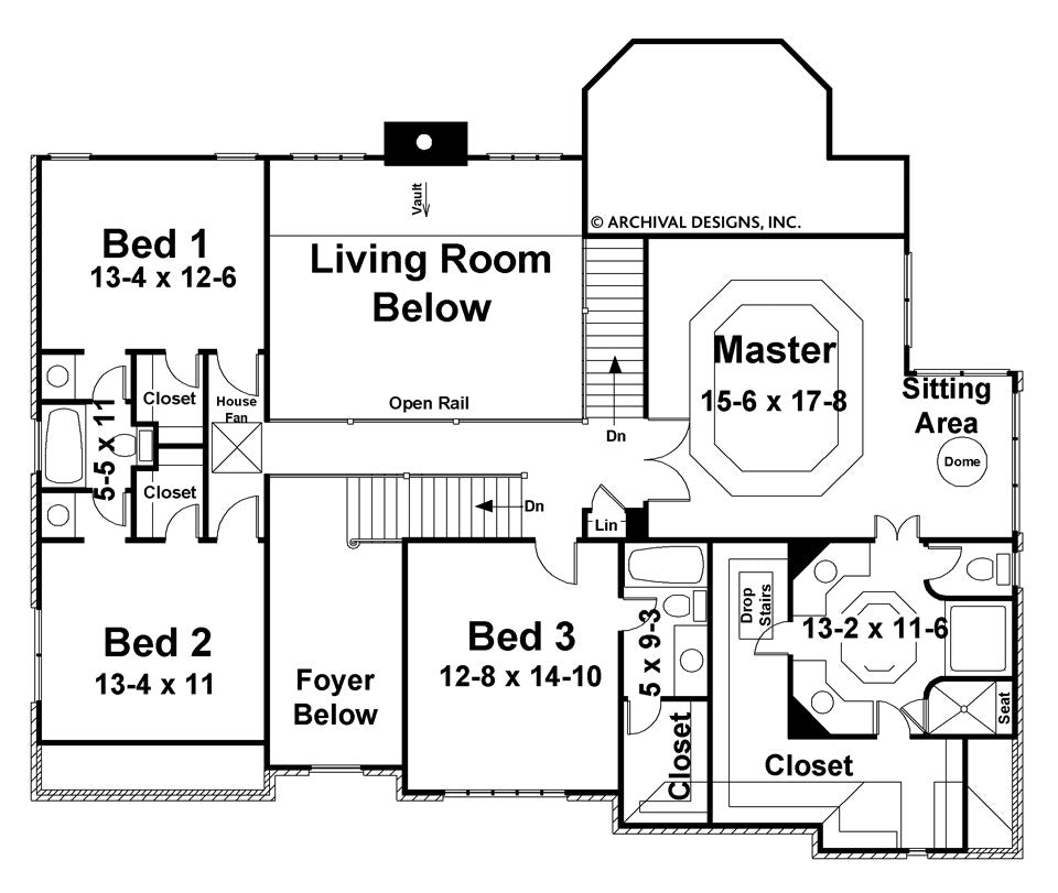 Arlington Second Floor Plan