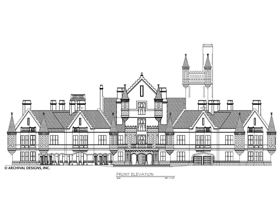 Balmoral House Plan - Front Elevation