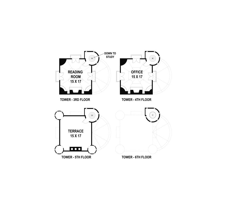 Balmoral House - Tower Floor Plan