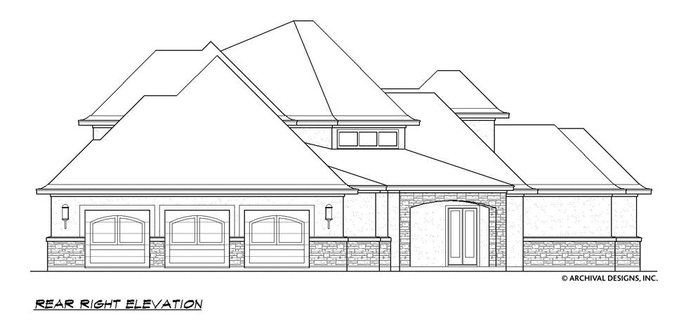 Barcelona House Plan -Elevation Right