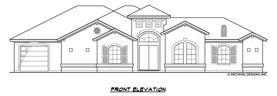 Bayfield House Plan - Front Elevation