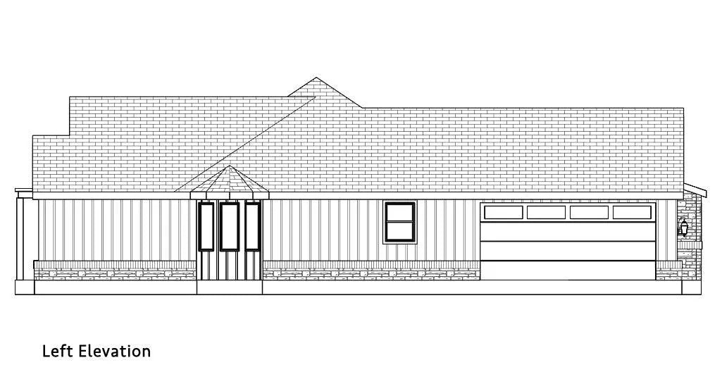 Bethany House Plan One Story House Plan Farmhouse Plan 3951