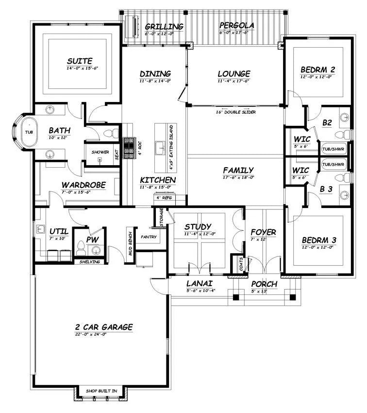 Bethany House Plan - Archival Designs House Plans