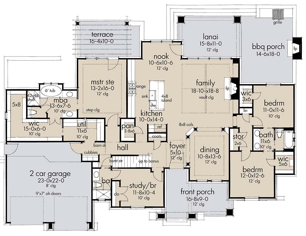 Black Hawk Estate Floor Plan - First 