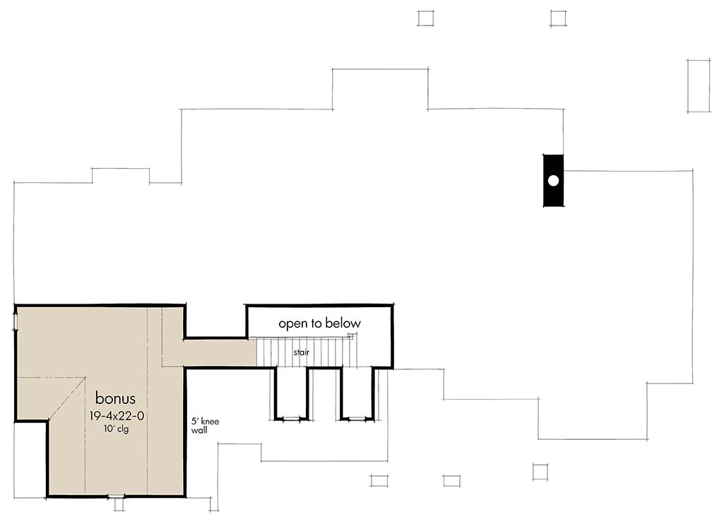 Black Hawk Estate Floor Plan - Second