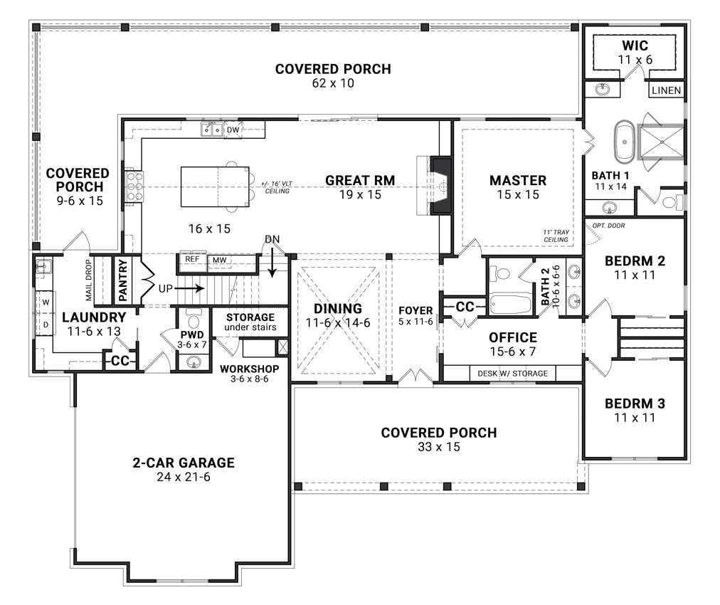 Blueberry Ranch House Plan