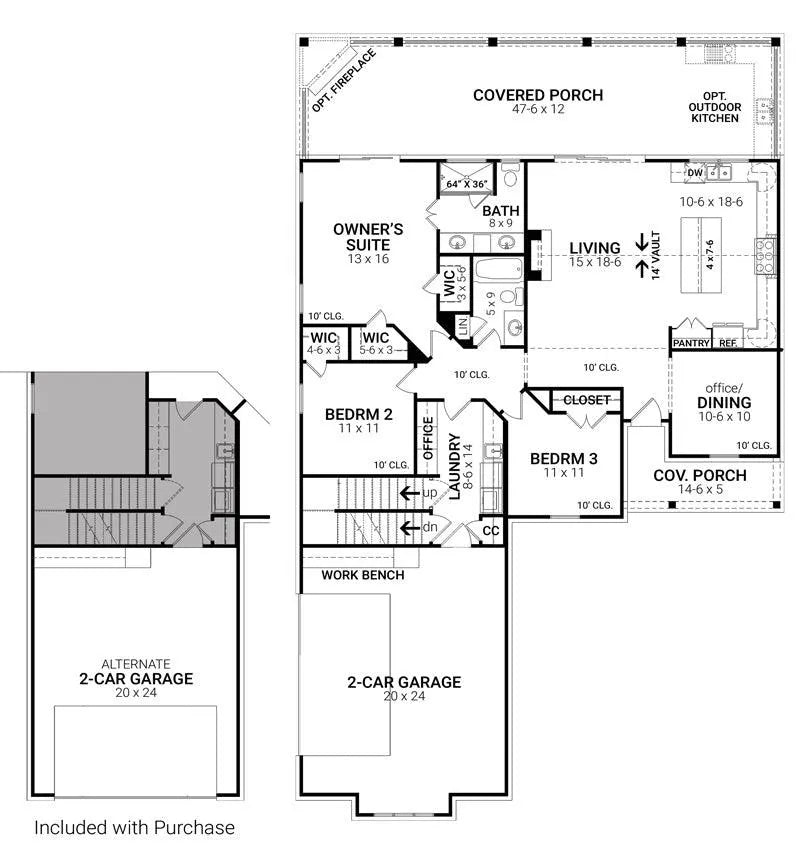 Bluegrass Valley House Plan - Archival Designs House Plans