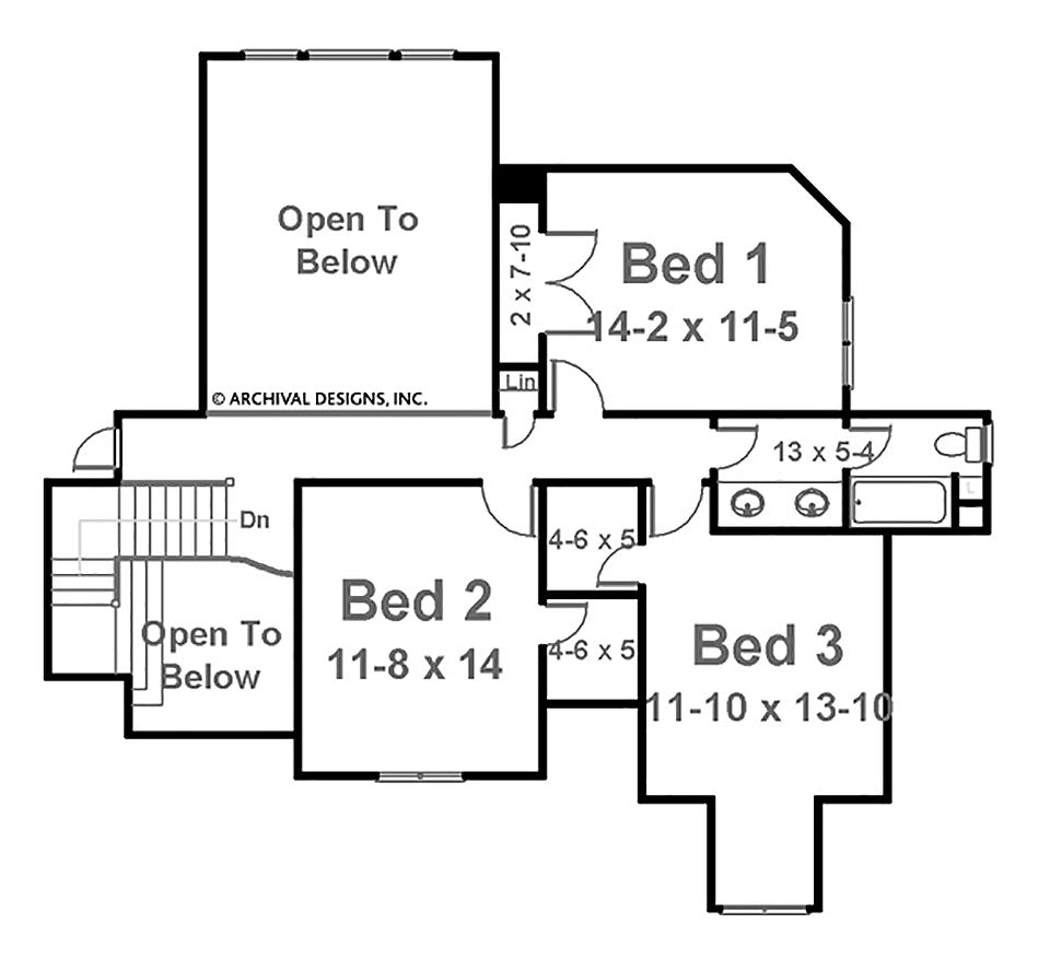 Bostonian Second Floor Plan