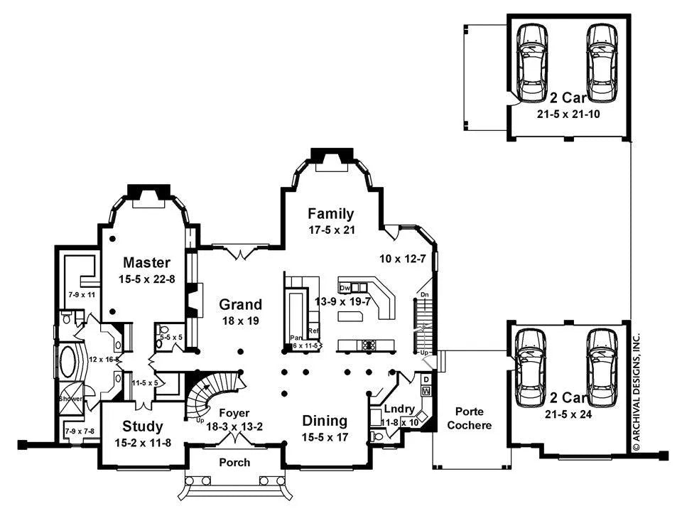 Bowen House Plan - Archival Designs House Plans