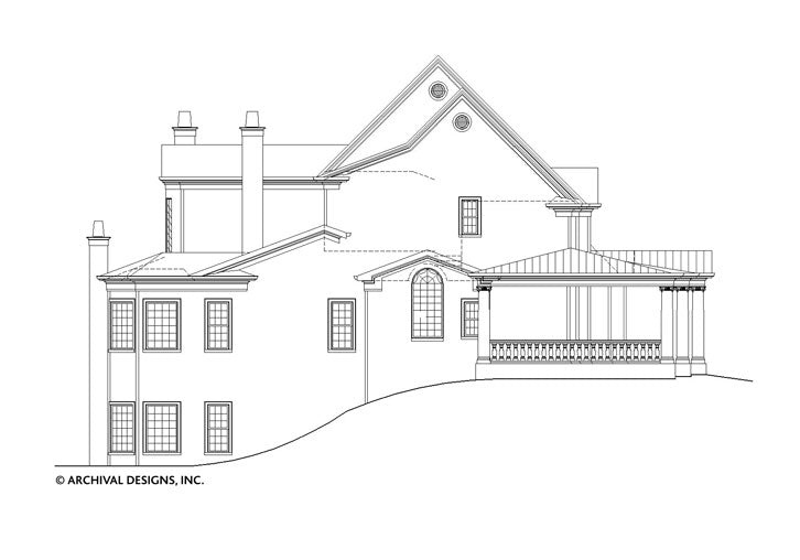 Broadstone House Plan - Elevation LEFT