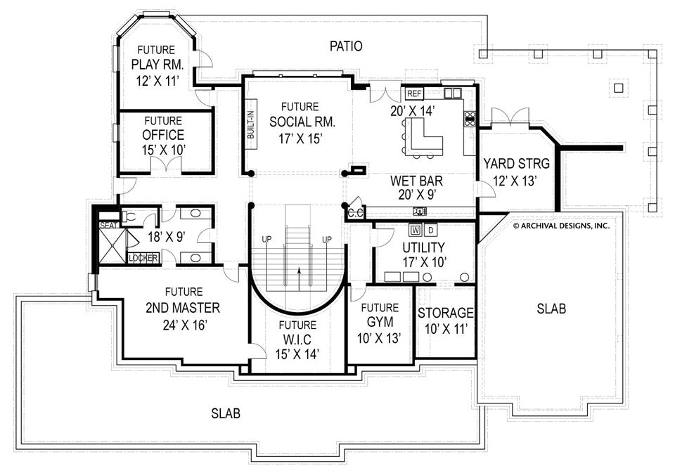 Broadstone Place Basement Floor Plan