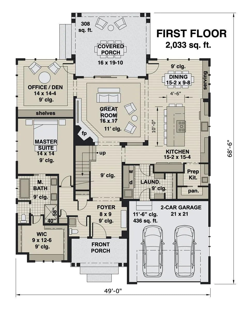 Bridgewater House Plan - Archival Designs House Plans