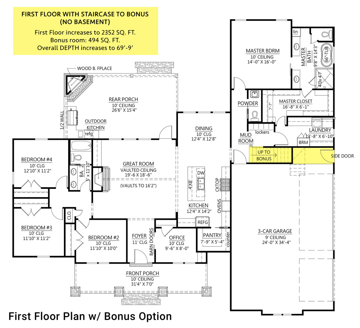 Cedar Springs First Floor Plan