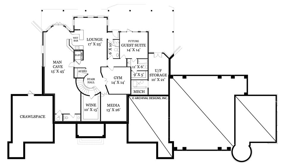 Chastain Floor Plan-Basement 